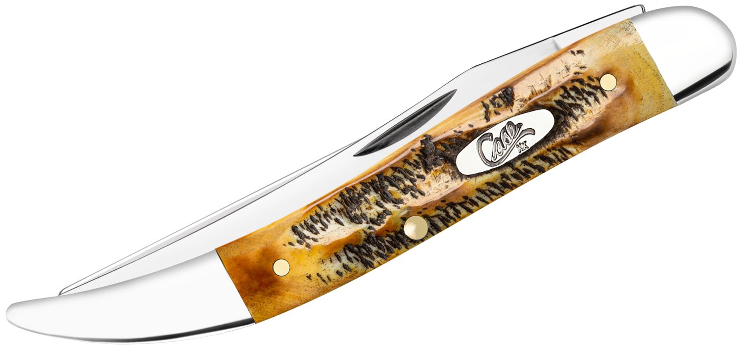 Case 6.5 Burnt Bone Stag Fishing Knife #65340 Case 6.5 Burnt Bone Stag Fishing Knife #65340
