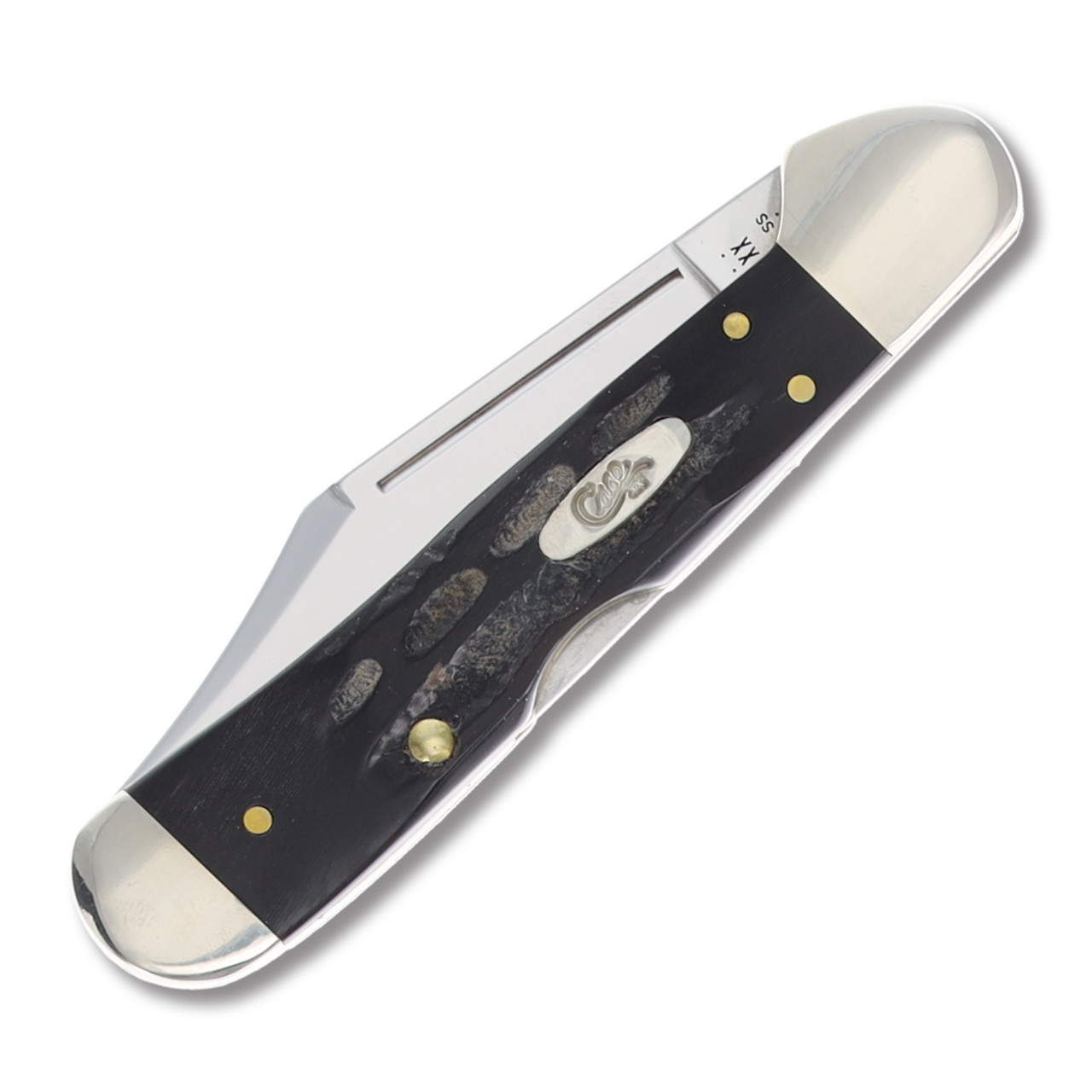 Case Mini CopperLock Folding Knife Jigged Buffalo Horn #65022 Case Mini CopperLock Folding Knife Jigged Buffalo Horn #65022