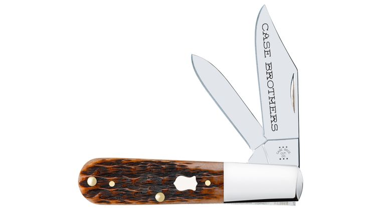 Case Russell Jigged Brown Bone Case Brothers Barlow Pocket Knife #79413 Case Russell Jigged Brown Bone Case Brothers Barlow Pocket Knife #79413