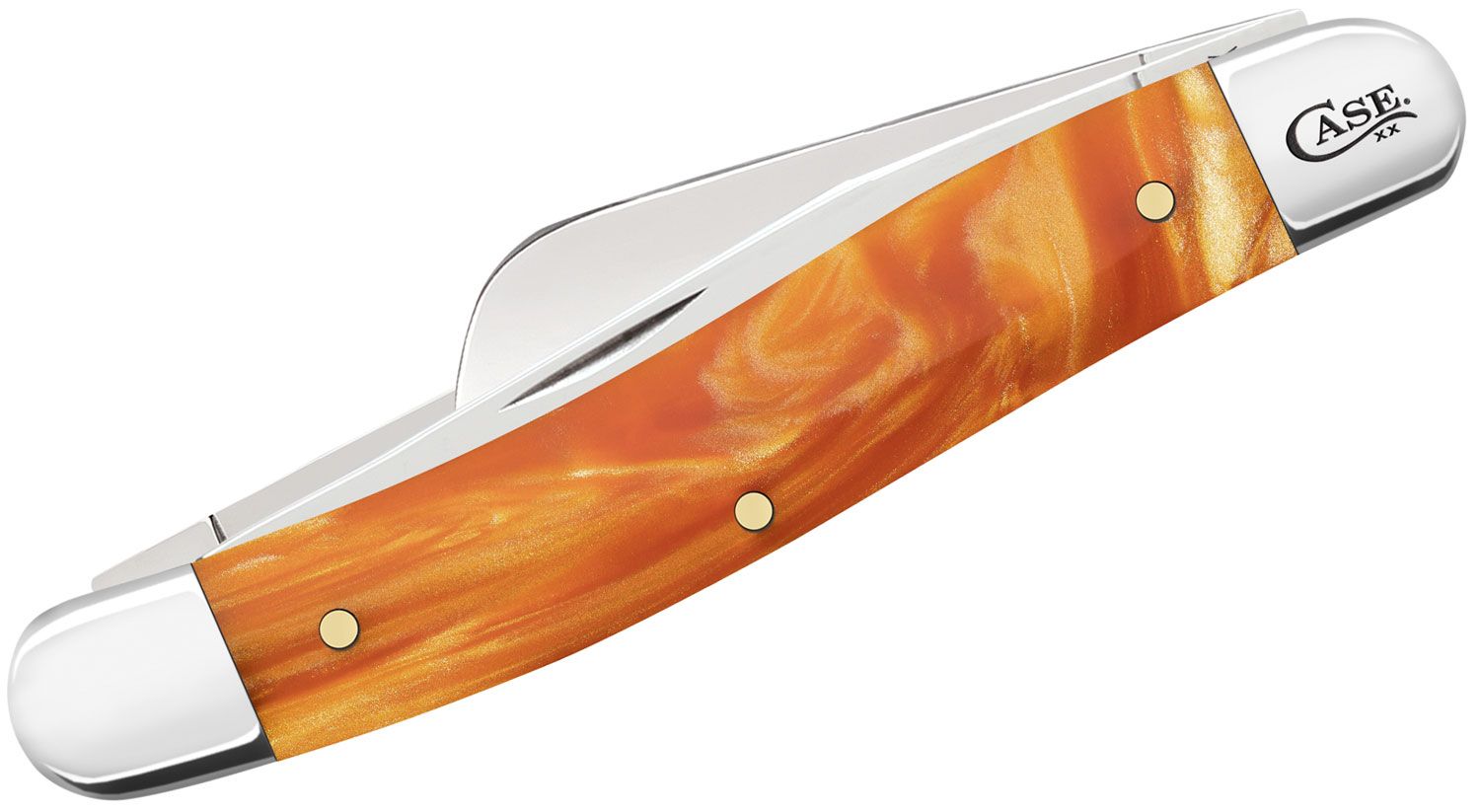 Case Smooth Copper Kirinite Medium Stockman Pocket Knife #35301 Case Smooth Copper Kirinite Medium Stockman Pocket Knife #35301