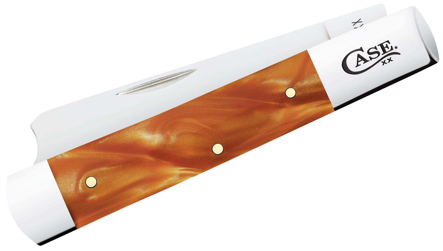 Case Smooth Copper Kirinite Razor Pocket Knife #35306 Case Smooth Copper Kirinite Razor Pocket Knife #35306