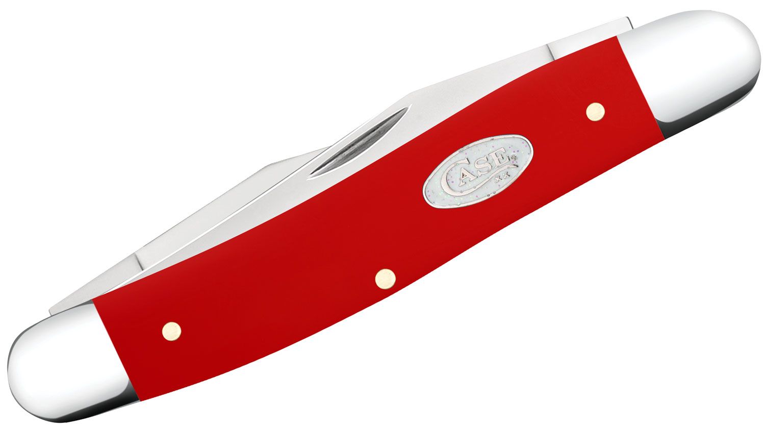 Case Smooth Red Synthetic Muskrat Pocket Knife #56986 Case Smooth Red Synthetic Muskrat Pocket Knife #56986