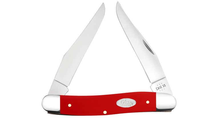 Case Smooth Red Synthetic Muskrat Pocket Knife #56986 Case Smooth Red Synthetic Muskrat Pocket Knife #56986