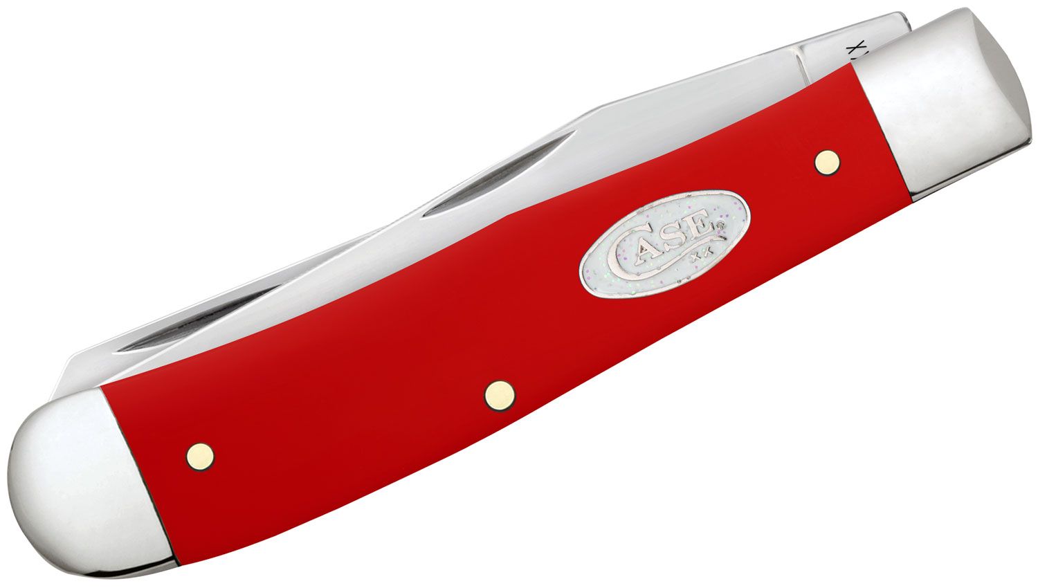 Case Smooth Red Synthetic Trapper Pocket Knife #56980. Case Smooth Red Synthetic Trapper Pocket Knife #56980