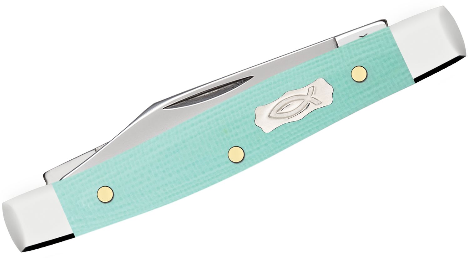Case Smooth Seafoam Green G10 Small Pen Knife Case Smooth Seafoam Green G10 Small Pen Knife