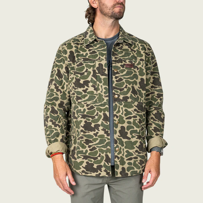 GREEN MALLARD CAMO MWJ09 Marsh Wear Delano Shacket #MWJ09