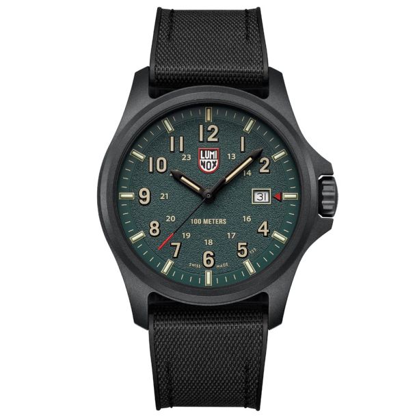Luminox Atacama Field Green Dial Black Rubber Strap Watch #XL.1977