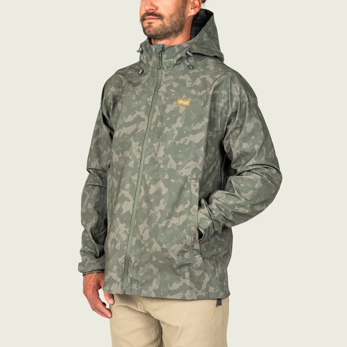 Marsh Wear Cumberland Rain Jacket - Fossil Foxhole Camo #MWJ19 Marsh Wear Cumberland Rain Jacket - Fossil Foxhole Camo #MWJ19