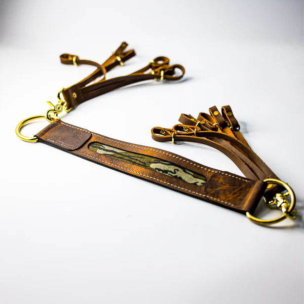 Rolling Thunder Leather Duck Tote With Mossy Oak Bottomland In-lay #LG-003