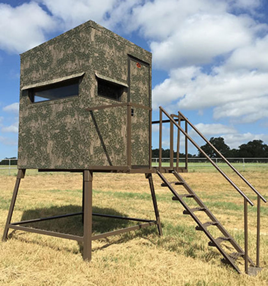Atascosa Wildlife Supply 5X5 Insulated Deer Blind 4' #STAND214 Atascosa Wildlife Supply 5X5 Insulated Deer Blind 4' #STAND214