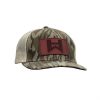 Woodhaven Bottomland/Tan Leather Patch Hat #WH90098