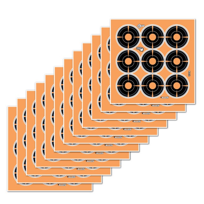 Allen EZ Aim Adhesive Splash 2' Bullseye 12 Sheets #15318 Allen EZ Aim Adhesive Splash 2" Bullseye 12 Sheets #15318