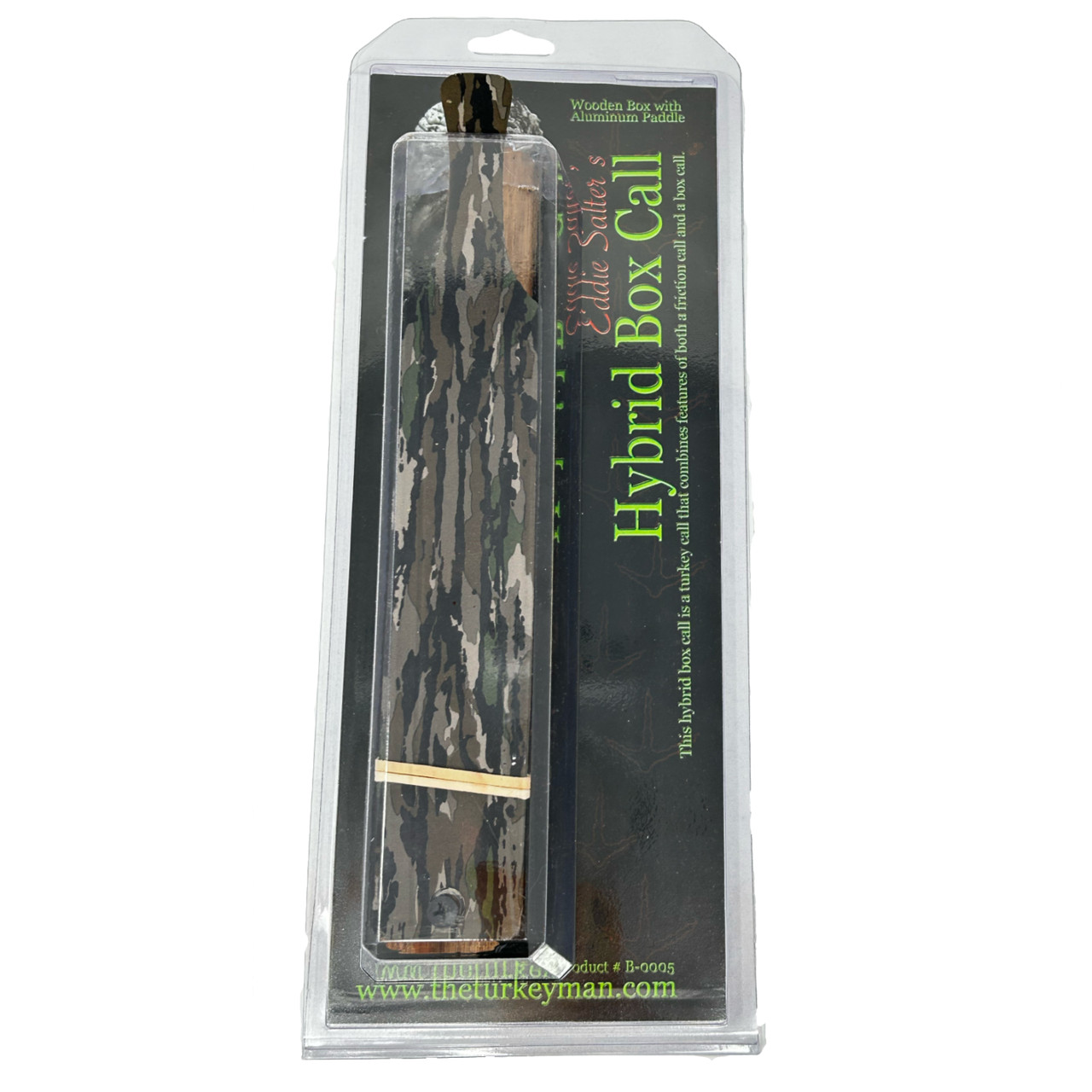 Eddie Salter Hybrid Box Call Camo Wood Aluminum Eddie Salter Hybrid Box Call Camo Wood/Aluminum