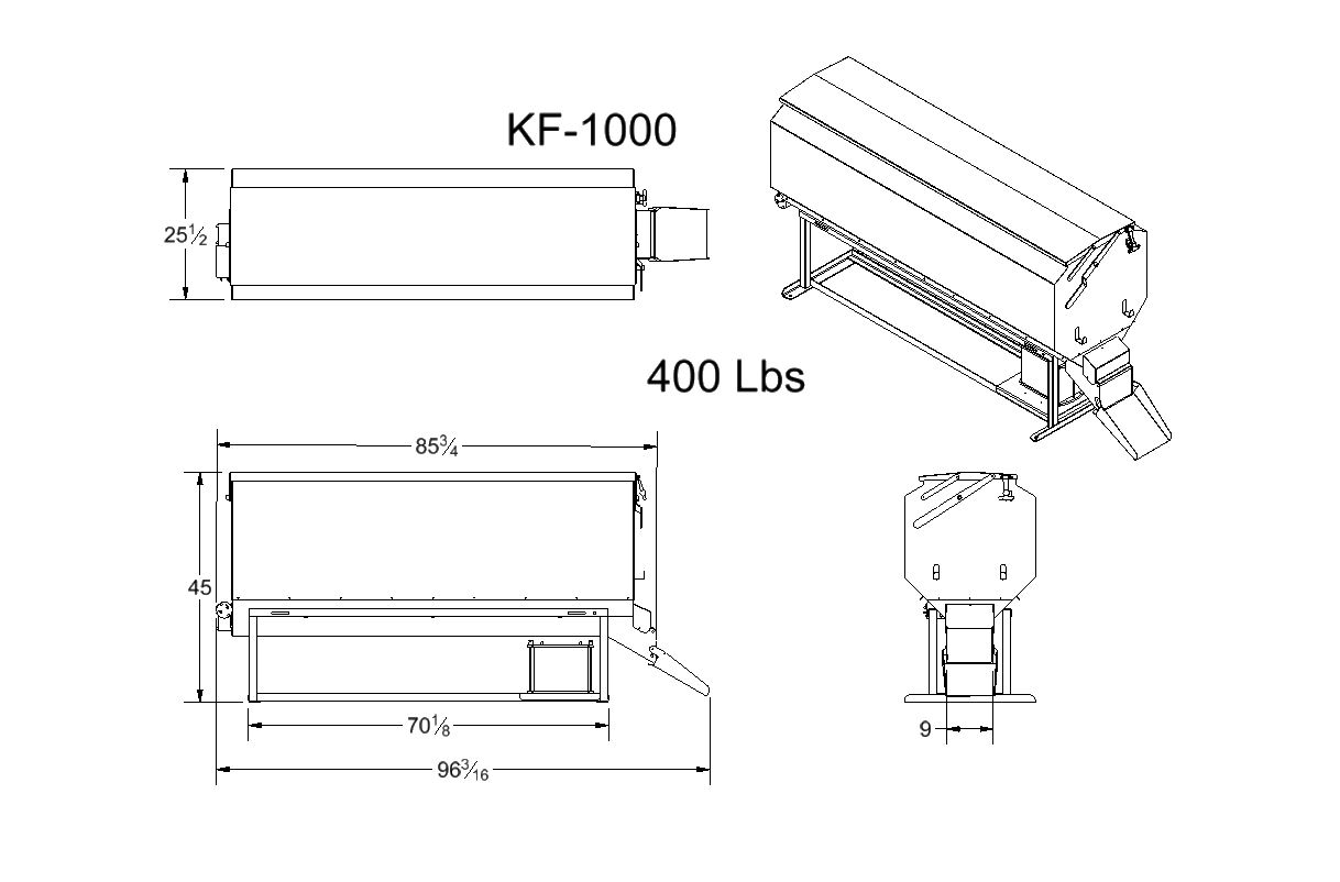 Patriot Cake Feeder 1000# Corded Patriot Cake Feeder 1000# Corded