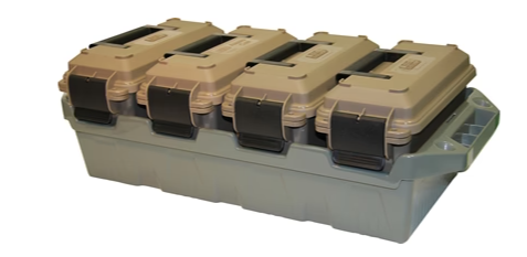 AC4C MTM Molded Products Company MTM 4-Can Ammo Crate #AC4C