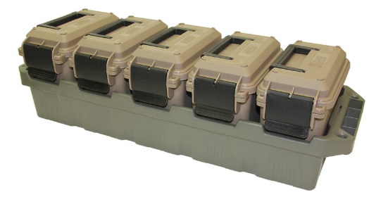AC5C MTM Molded Products Company MTM 5-Can Ammo Crate Mini #AC5C