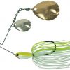Duckett Fishing BD Water Slash Double Colorado Spinnerbait 1/2oz - White Chartreuse #MXWSDC1/2-WC