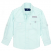 Properly Tied Youth Boys Performance Fishing Shirt - Seafoam #LDW3000