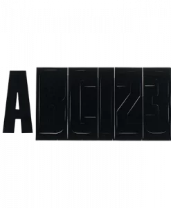 SeaSense 3" Black Letter Kit #50073820