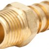 SeaSense Brass Fuel Hose Fitting 3/8" Male Barb #50052372