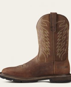 Ariat Men's Groundbreaker Wide Square Toe Steel Toe Work Boot #10021108