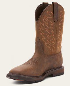 Ariat Men's Groundbreaker Wide Square Toe Waterproof Work Boot #10024984