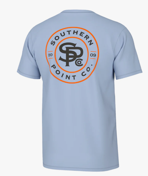 BLUE SKY Southern Point Youth Initial Logo SS Tee #YST815