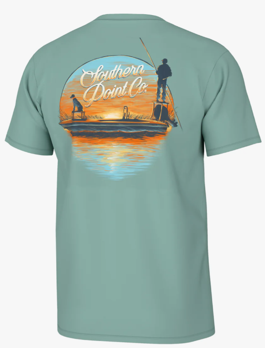 EMERALD COAST Southern Point Youth Skiff Skipper SS Tee #YST818