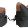 Outdoor Connection Two-Piece Bench Bags Fabric And Leather Black Filled #BRB2F-28213