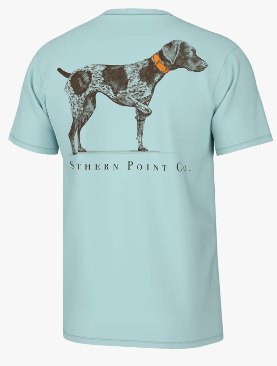 POOL WATER Southern Point Men's Greyton Detail SS Tee #ST789