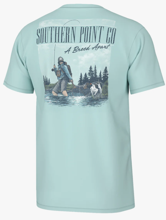 POOL WATER Southern Point Men's Fishing Buddy SS Tee #ST812