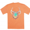 Properly Tied Boys SS Antler Mount Tee - Mango #LDG1157