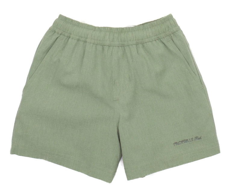 SAGE GREEN Properly Tied Toddler Boys Ace Short - Sage Green #LDB1020