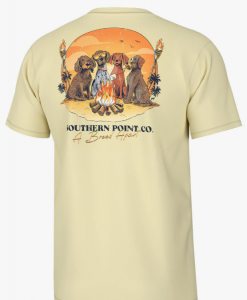 Southern Point Men's Bird Dog Bonfire SS Tee #ST821