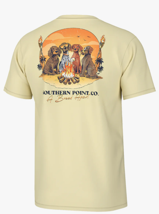 SUNLIGHT Southern Point Men's Bird Dog Bonfire SS Tee #ST821