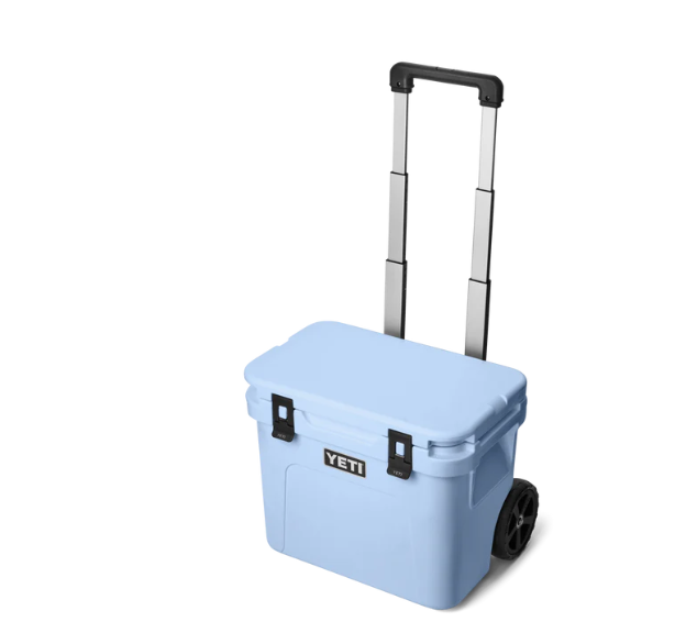 BIG SKY BLUE Yeti Roadie 32 Wheeled Cooler