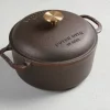 Smithey Ironware Cast Iron Dutch Oven 5.5 Quart