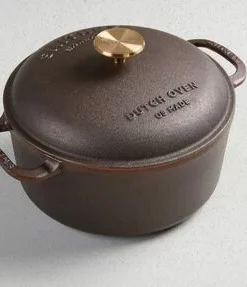 Smithey Ironware Cast Iron Dutch Oven 5.5 Quart