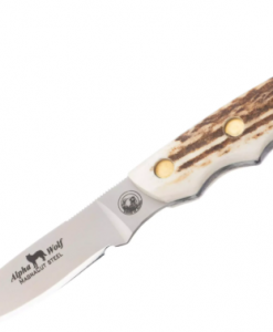 Knives of Alaska Alpha Wolf MagnaCut Stag #00332FG