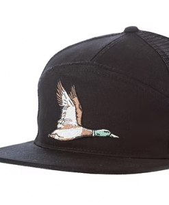 Roost Black 7 Panel Duck Hat #R-RH-R-35