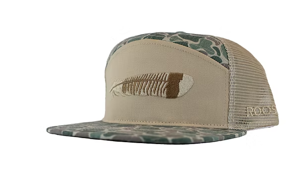 Roost Camo Turkey Feather Hat #R-RH-R-72 Roost Camo Turkey Feather Hat #R-RH-R-72